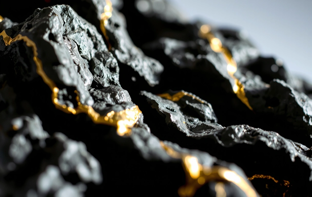 Głęboka tekstura grafitu